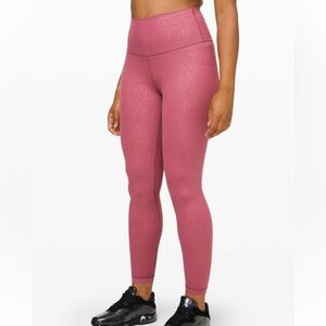 NWT Align Pant 25” Polar Shift Emboss Plumful Lululemon